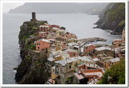 Vernazza from the trail above