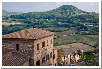 A typical view of the Tuscan countryside